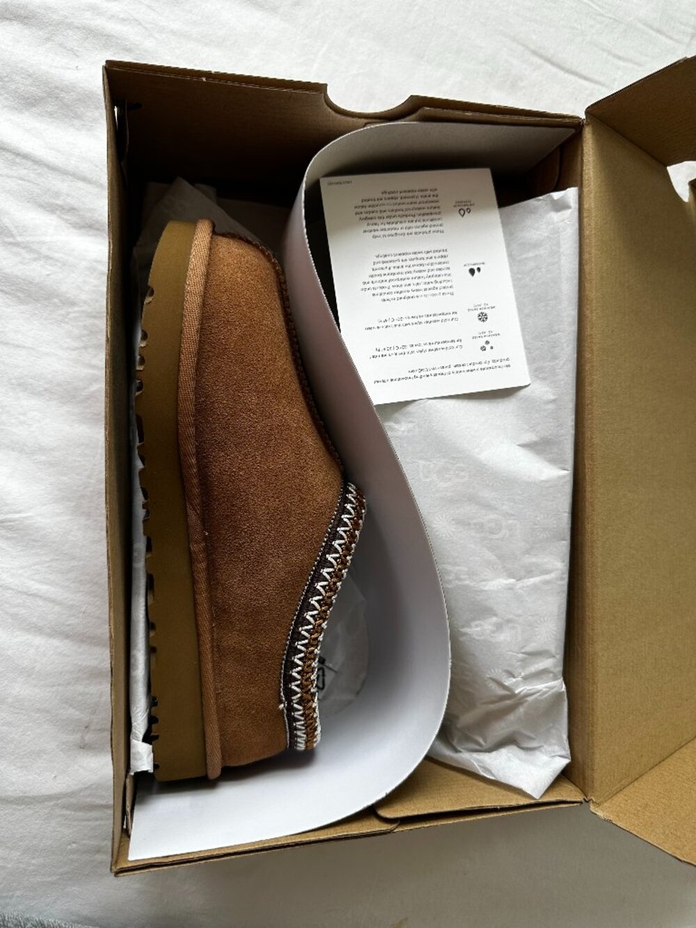 UGG Tasman slippers Chestnut 7 New!